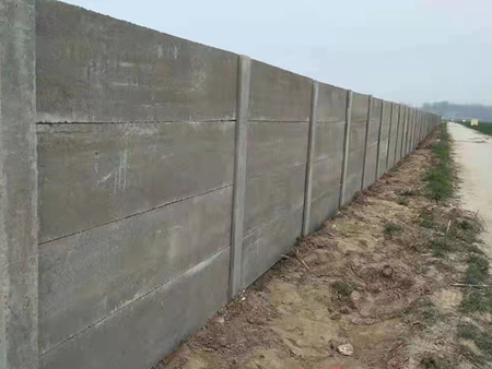 济南莱芜区围墙工程案例